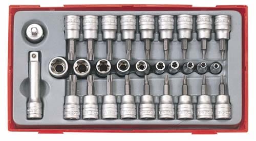 Steckschlüssel-Bit-Satz, 3/8-1/4, TTTX30 Tengtools