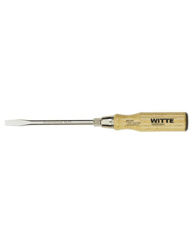 Schlitzschraubendreher mit Holzgriff (7x125) Witte 96104