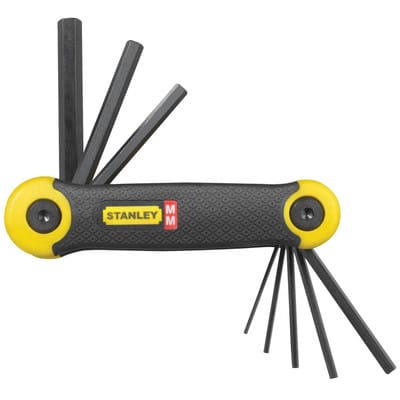 Stanley - Stiftschlüssel-Set im Halter, metrisch, 8-teilig