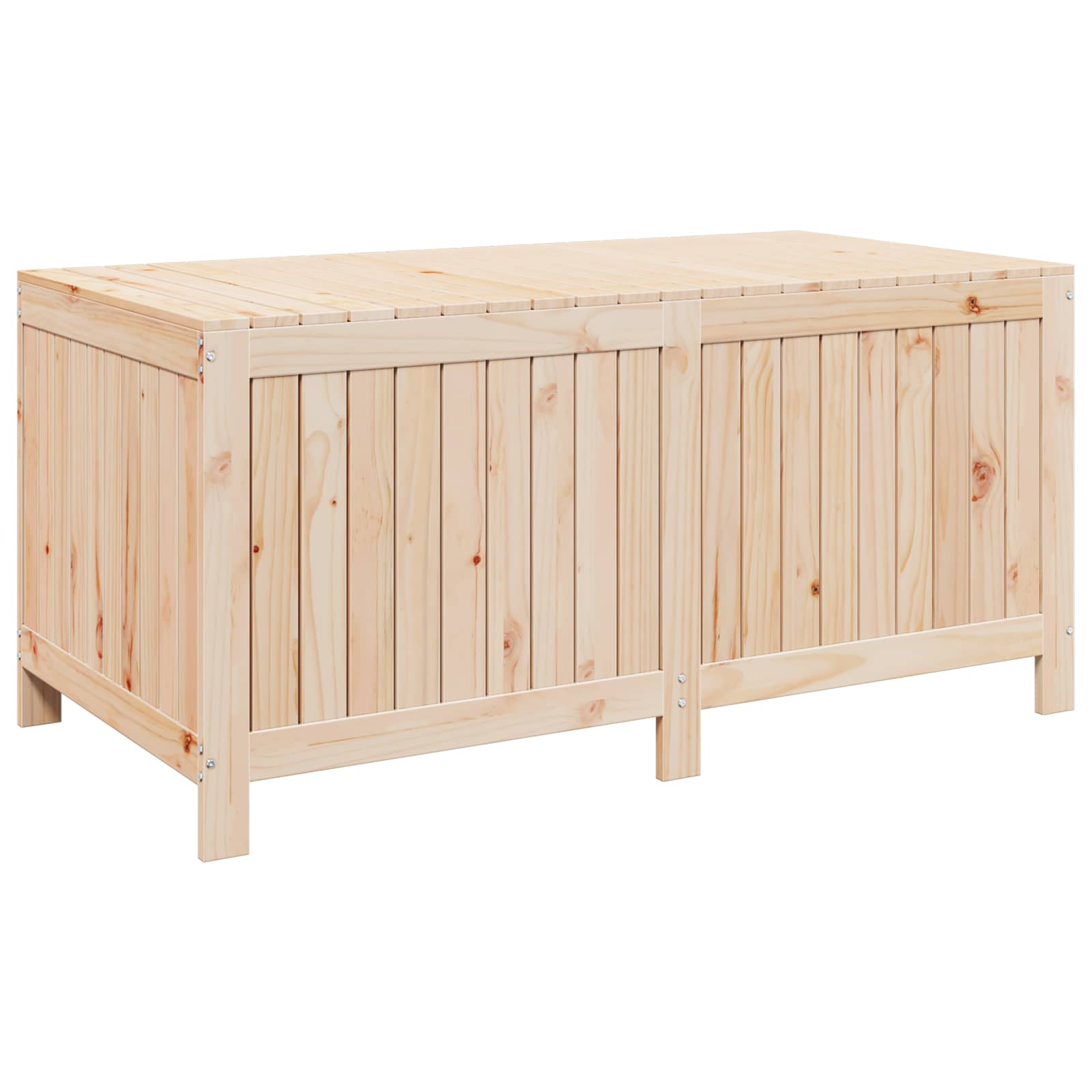 Gartenlagerbox 359 L Massives Kiefernholz 146,5 X 68 X 63 Cm Vidaxl
