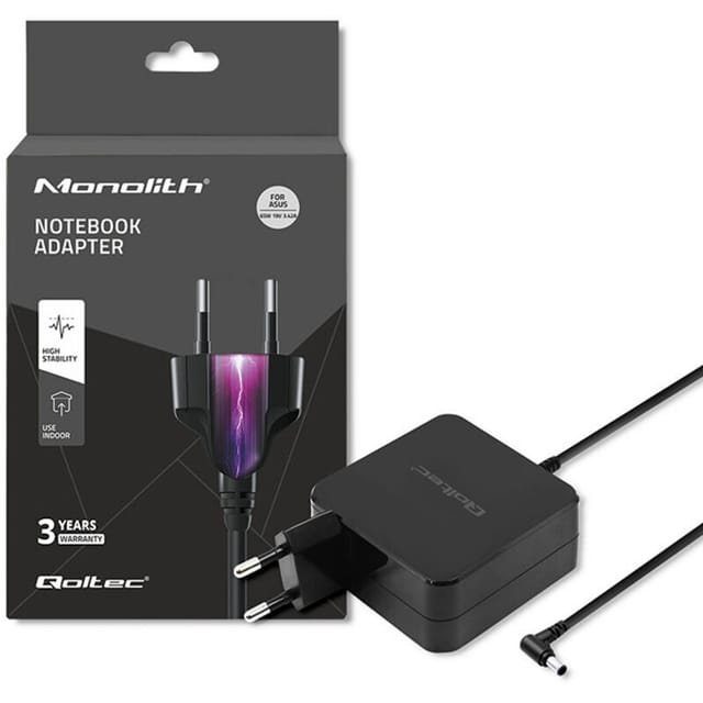 Qoltec Asus Laptop-Netzteil 65 W 19 V 3,42 A 5,5 x 2,5