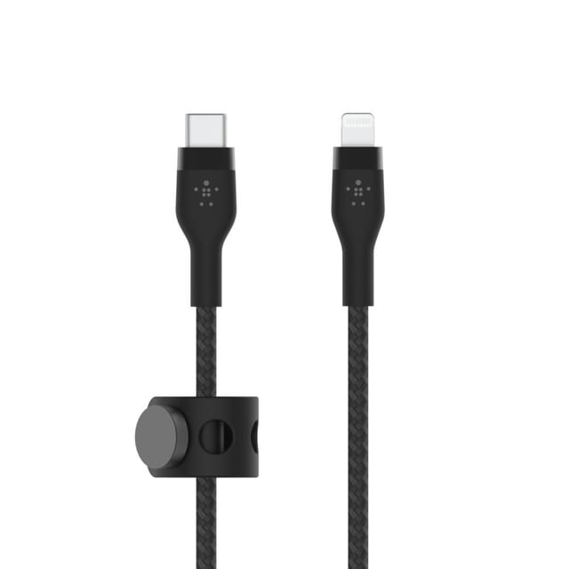Belkin Flex Lightning/USB-C 15W 1m mfi.zert.schwarz CAA011bt1MBK Kabel und Adapter -Computer-