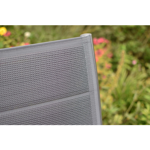 MERXX Gartenmöbel-Diningset »Toledo«, 7 tlg., 6 Sitzplätze, Aluminium - grau
