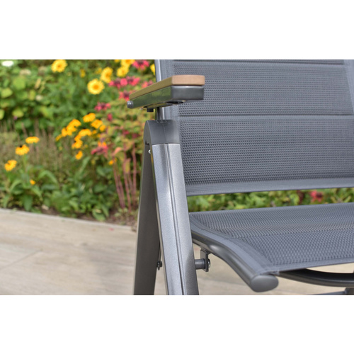 MERXX Gartenmöbel-Diningset »Toledo«, 7 tlg., 6 Sitzplätze, Aluminium - grau Bild 2