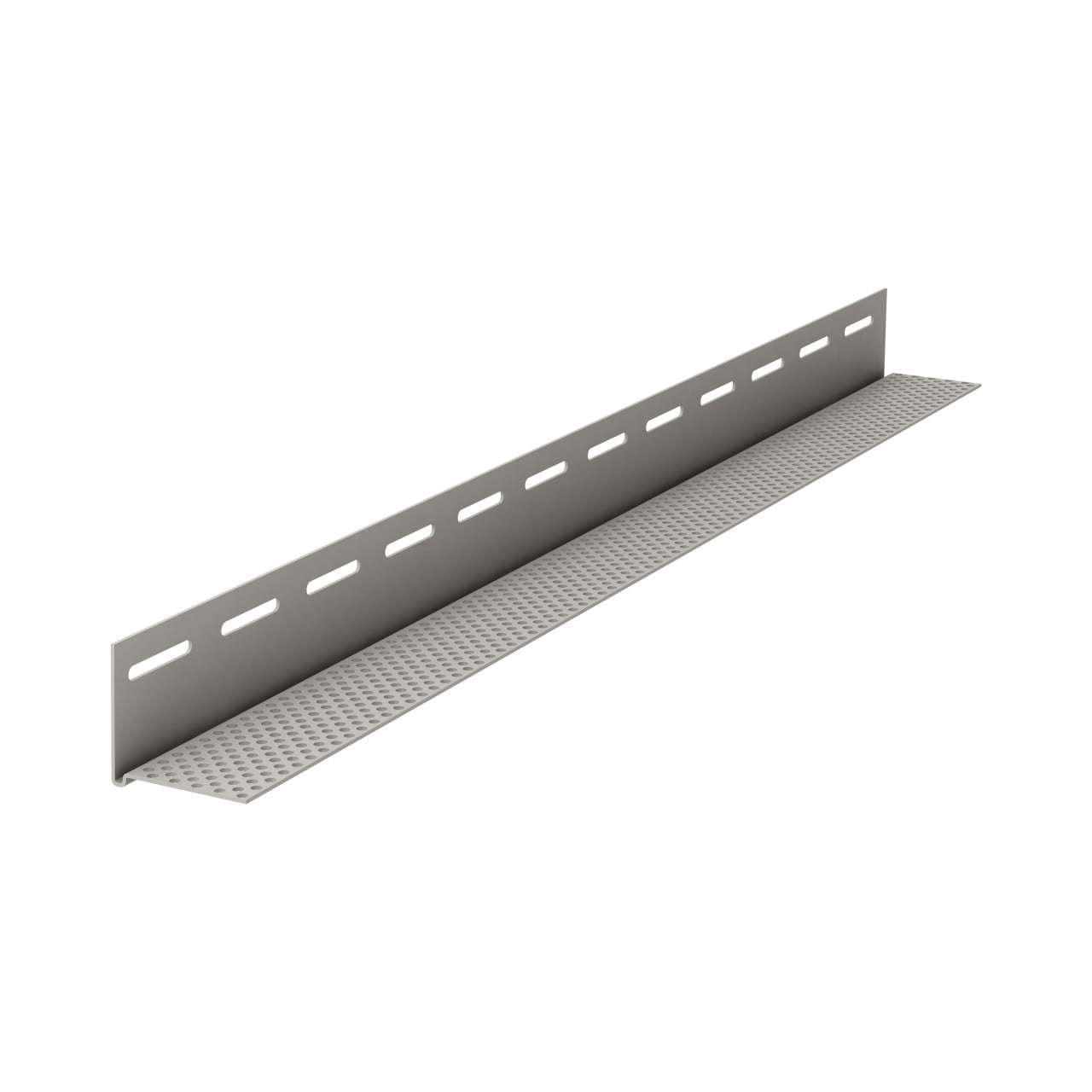 Lüftungsprofil für Fassadenverkleidung PVC silber 305 x 4,2 cm Bild 2
