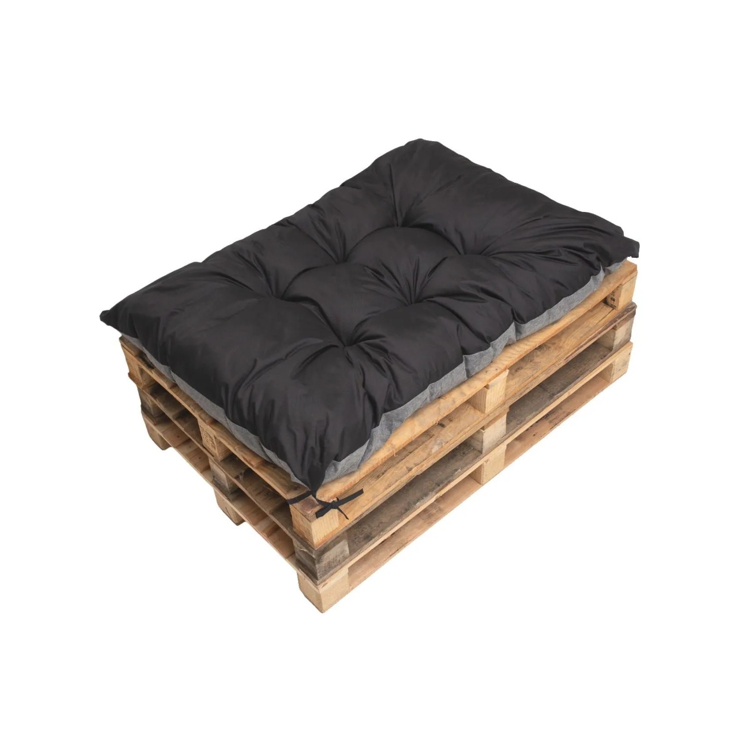 Setgarden Enkel One Palettenkissen 120x50 cm Sitzkissen 1tlg Schwarz