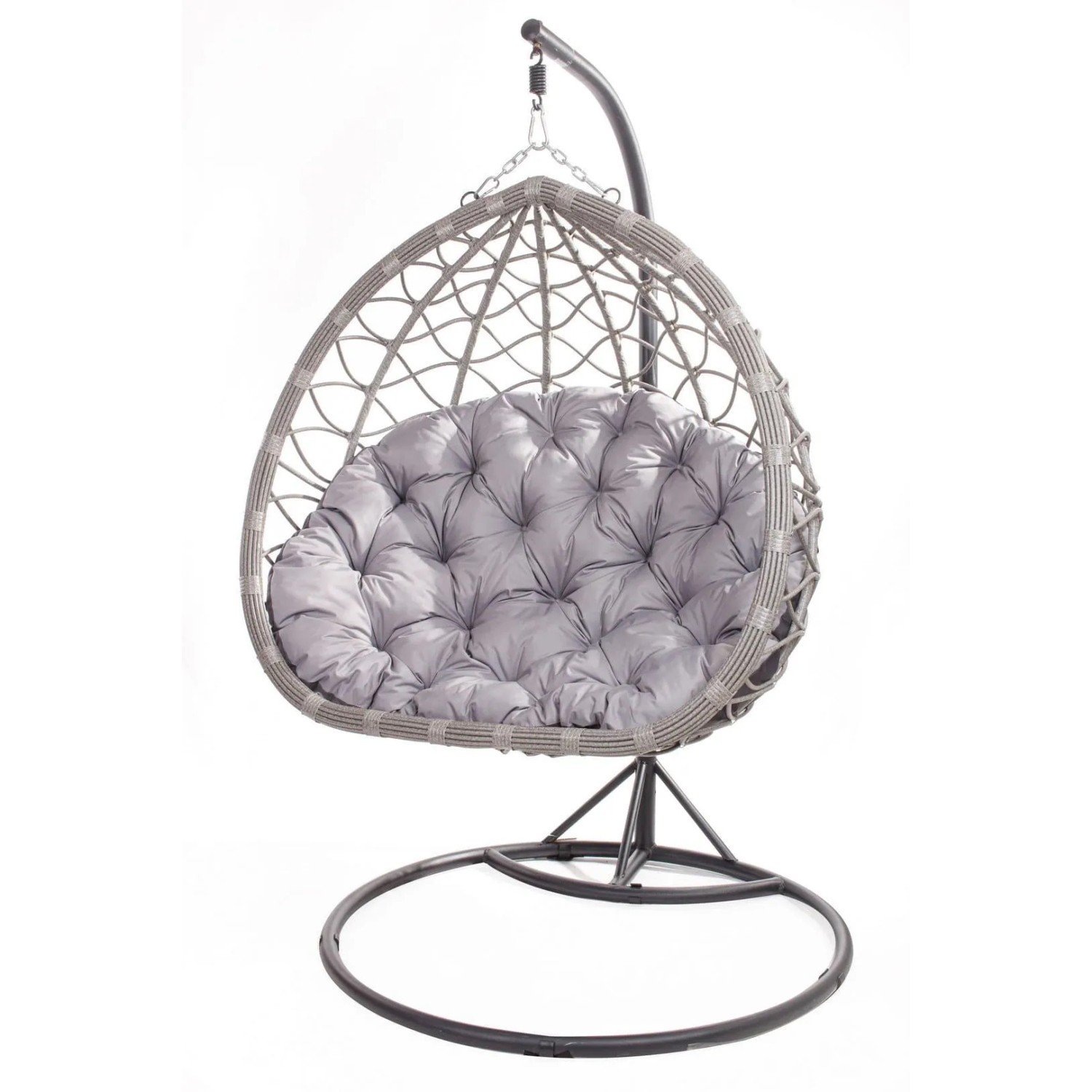 Setgarden Gartenkissen Für einen Hängesessel 130x100 cm 1tlg Grau