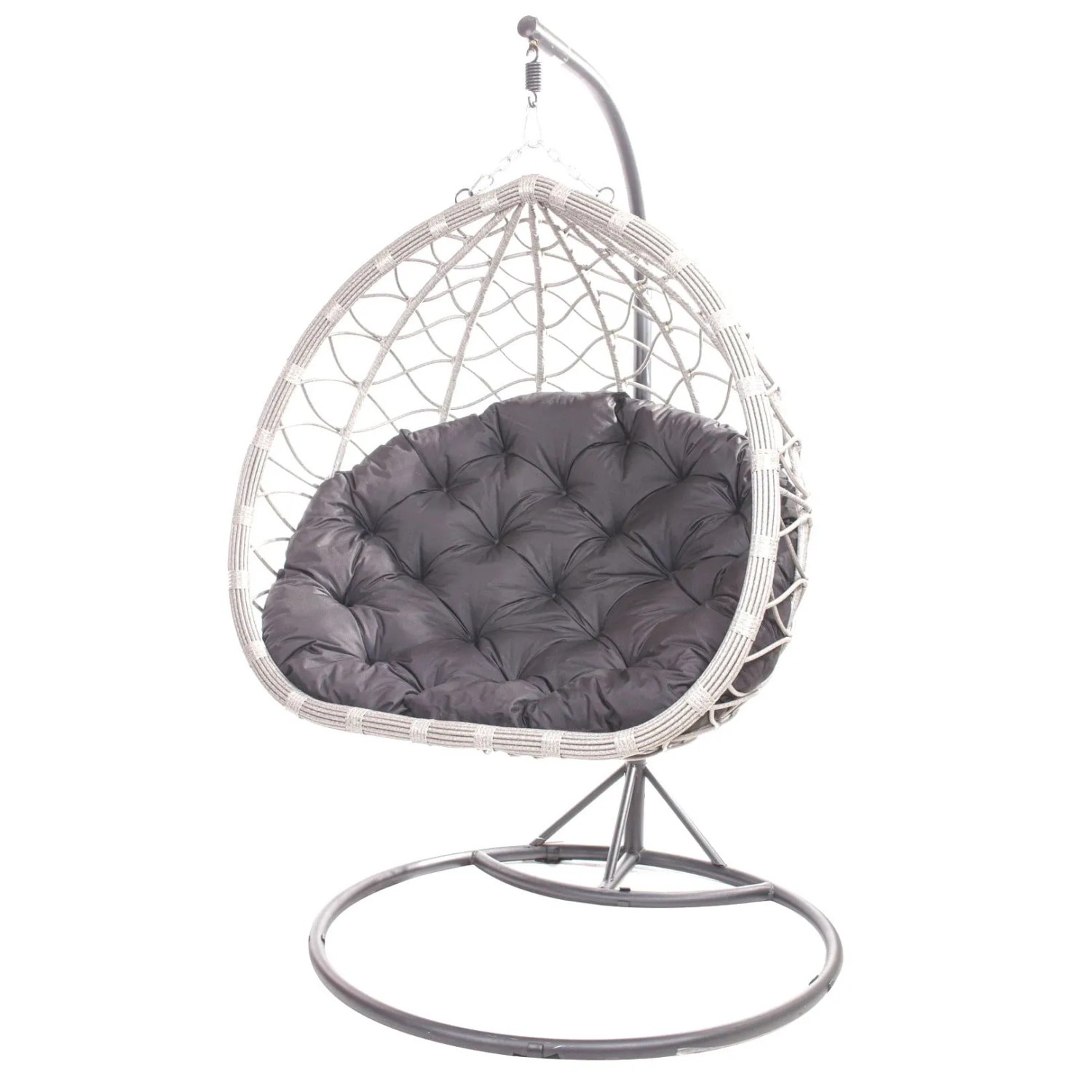 Setgarden Gartenkissen Für einen Hängesessel 130x100 cm 1tlg Anthrazit