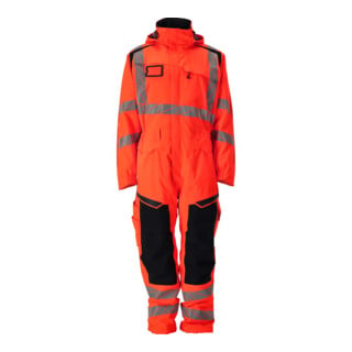 Mascot Winteroverall CLIMASCOT® leicht Größe XS hi-vis rot/dunkelanthrazit