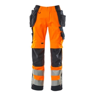 MASCOT® Handwerkerhose Wigan 82C56 hi-vis orange schwarzblau