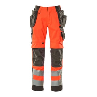 MASCOT® Handwerkerhose Wigan 76C51 hi-vis rot/dunkelanthrazit