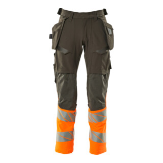 Mascot Hose ULTIMATE STRETCH 76C47 dunkelanthrazit/hi-vis orange