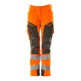 Mascot Hose Damen DIAMOND Knietaschen Stretch hi-vis orange/dunkelanthrazit 76C36