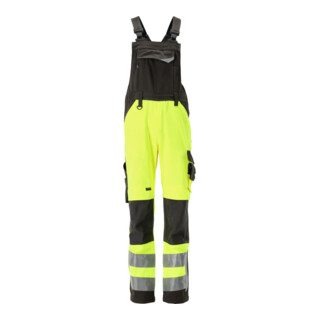 MASCOT® Latzhose Newcastle hi-vis gelb/dunkelanthrazit Größe 82C62