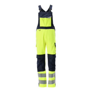 MASCOT® Latzhose Davos Multisafe Größe 82C64 hi-vis gelb/schwarzblau