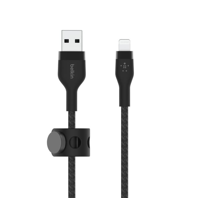 Flex Lightning/USB-A 3m mfi zert., schwarz CAA010bt3MBK - Belkin