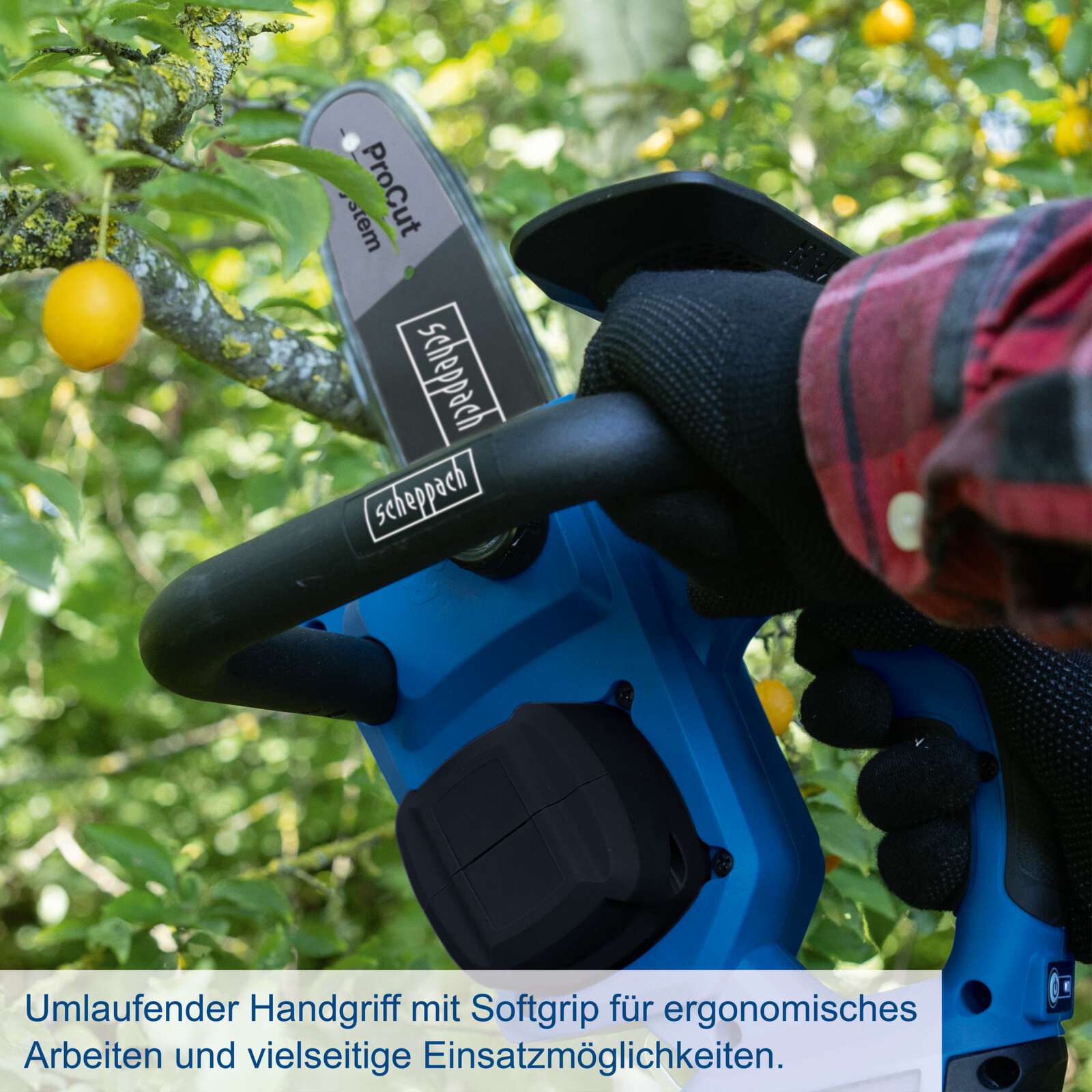 Akku Kettensäge BC-TCS200-X - Brushless | 20cm Schwert | inkl. 4Ah Akku + 2,4A Ladegerät Bild 5
