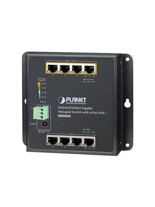 IP30, IPv6/IPv4, 8-P 1000TP, WGS-804HPT - Planet