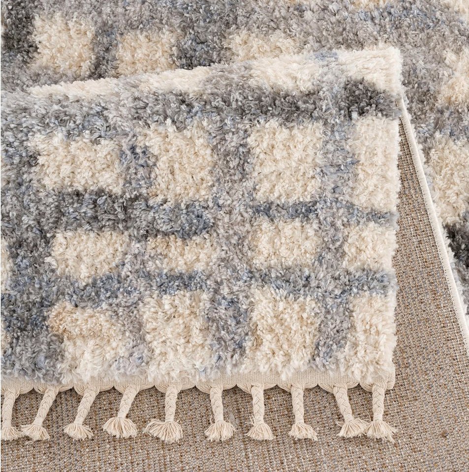 Sanat Hochflor-Teppich Versay 1504, rechteckig, Höhe: 45 mm, Wohnzimmer, Langflor, Shaggy Teppich Bild 5