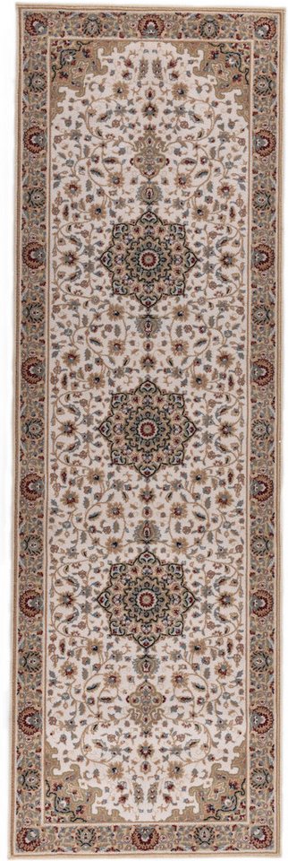 THEKO Wollteppich Dolna - 859, rechteckig, Höhe: 10 mm, Kurzflor, reine Wolle, Orient-Optik, auch in rund, Wohnzimmer Bild 5