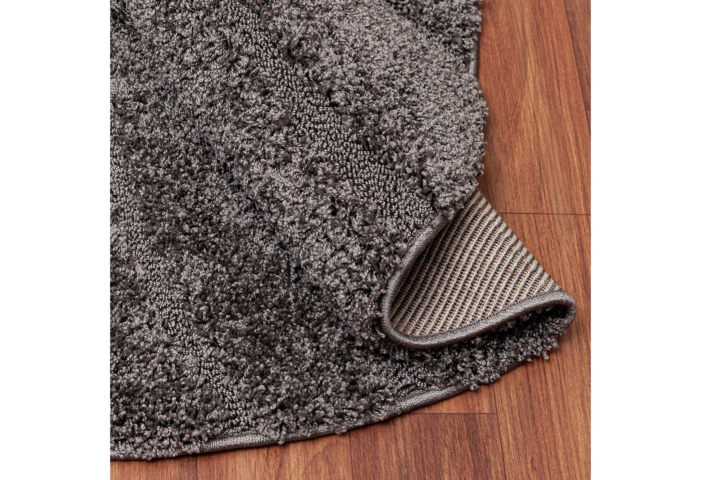 Sanat Hochflor-Teppich Luxus 3503, auch in Rund erhältlich, rund, Höhe: 30 mm, robuster Langflor, weich, Wohnzimmer, Schlafzimmer Bild 2