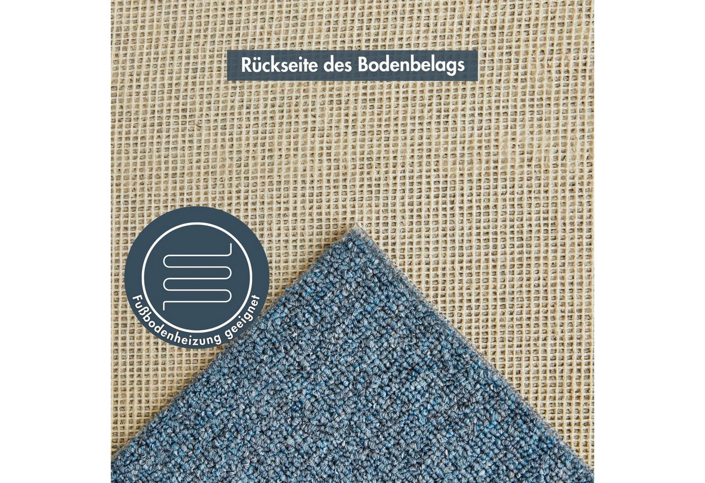 Andiamo Teppichboden Bob, Feinschlinge, Gesamthöhe ca. 4,5 mm, Luxusklasse LC1, rechteckig, meliert, Breite 200, 400 oder 500 cm, strapazierfähig & pflegeleicht Bild 5