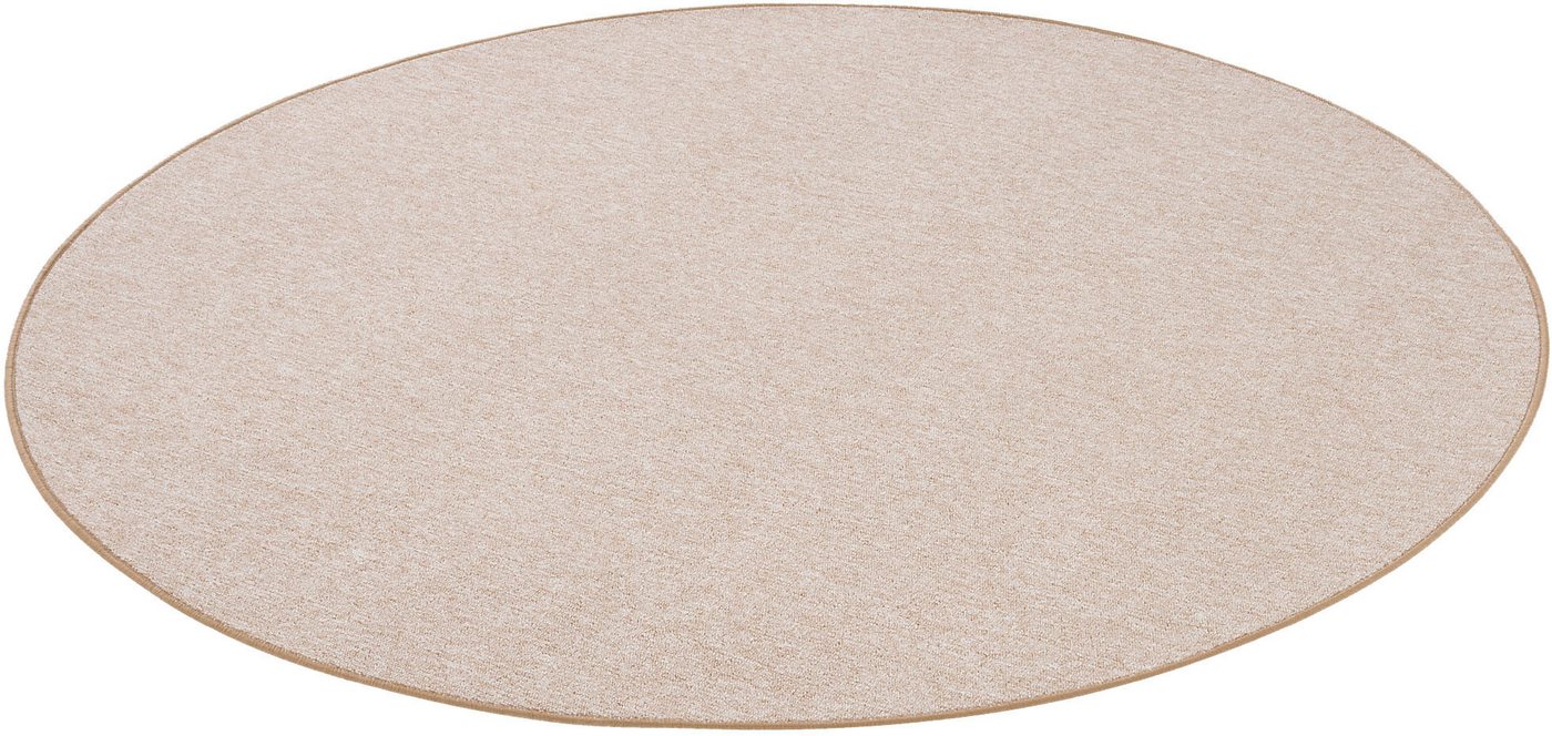 OTTO home Teppich Fortis, Schlinge, Made in Netherlands, rund, Höhe: 5 mm, Uni Farben, gekettelt, auch als Läufer, strapazierfähig, Wohnzimmer Bild 2
