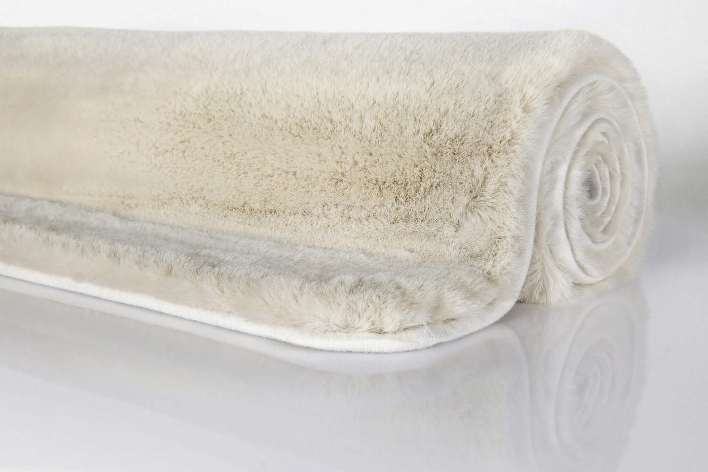 Wecon home Basics Badematte Emil, Höhe 25 mm, Polyester, rund, waschbar, rutschfest, strapazierfähig, pflegeleicht und super weich Bild 5