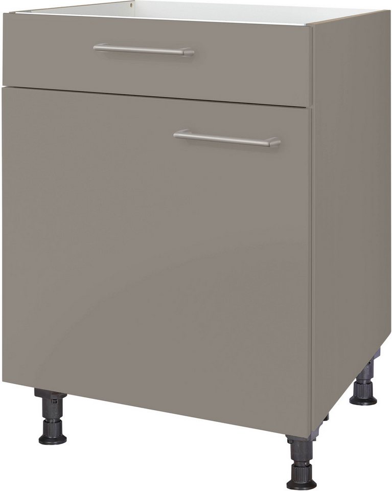 nobilia® Kochfeldumbauschrank "Laser", mit Schukasten und Tür, Ausrichtung wählbar vormontiert, Breite 60 cm Bild 5