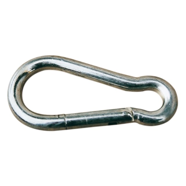 Feuerwehrkarabiner (Karabinerhaken) 10 x 100 mm Karbiner Haken DIN5299C verzinkt