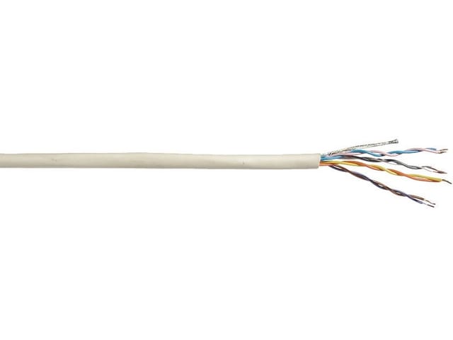 Weißes ADSL 298/4P-Elektrokabel, Länge 100 m Centrale Brico