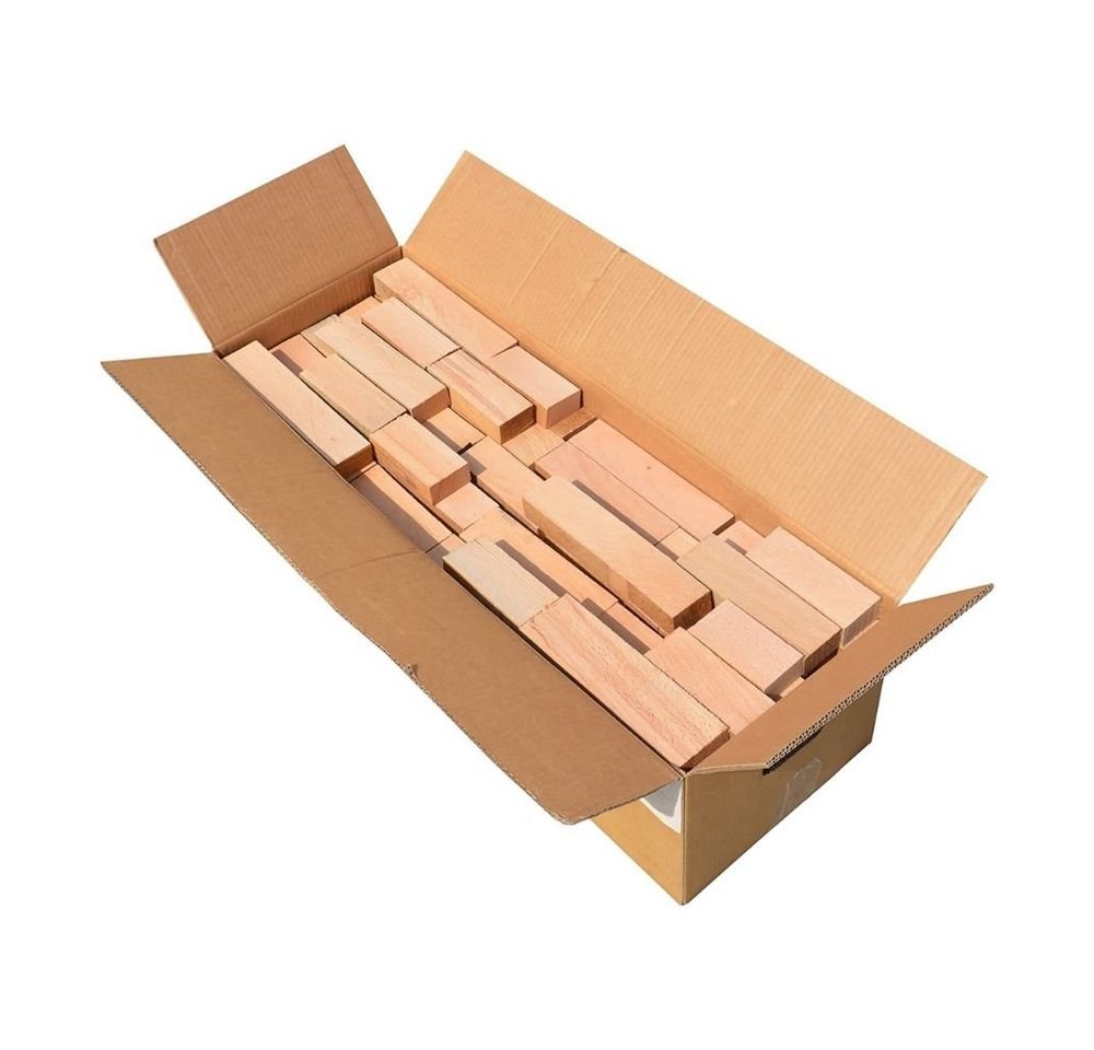 Krok Wood Kaminholz Brennholz 100% Buche für Kaminofen, Lagerfeuer (Schnittholz), 27 kg, 100% natürlich Bild 4