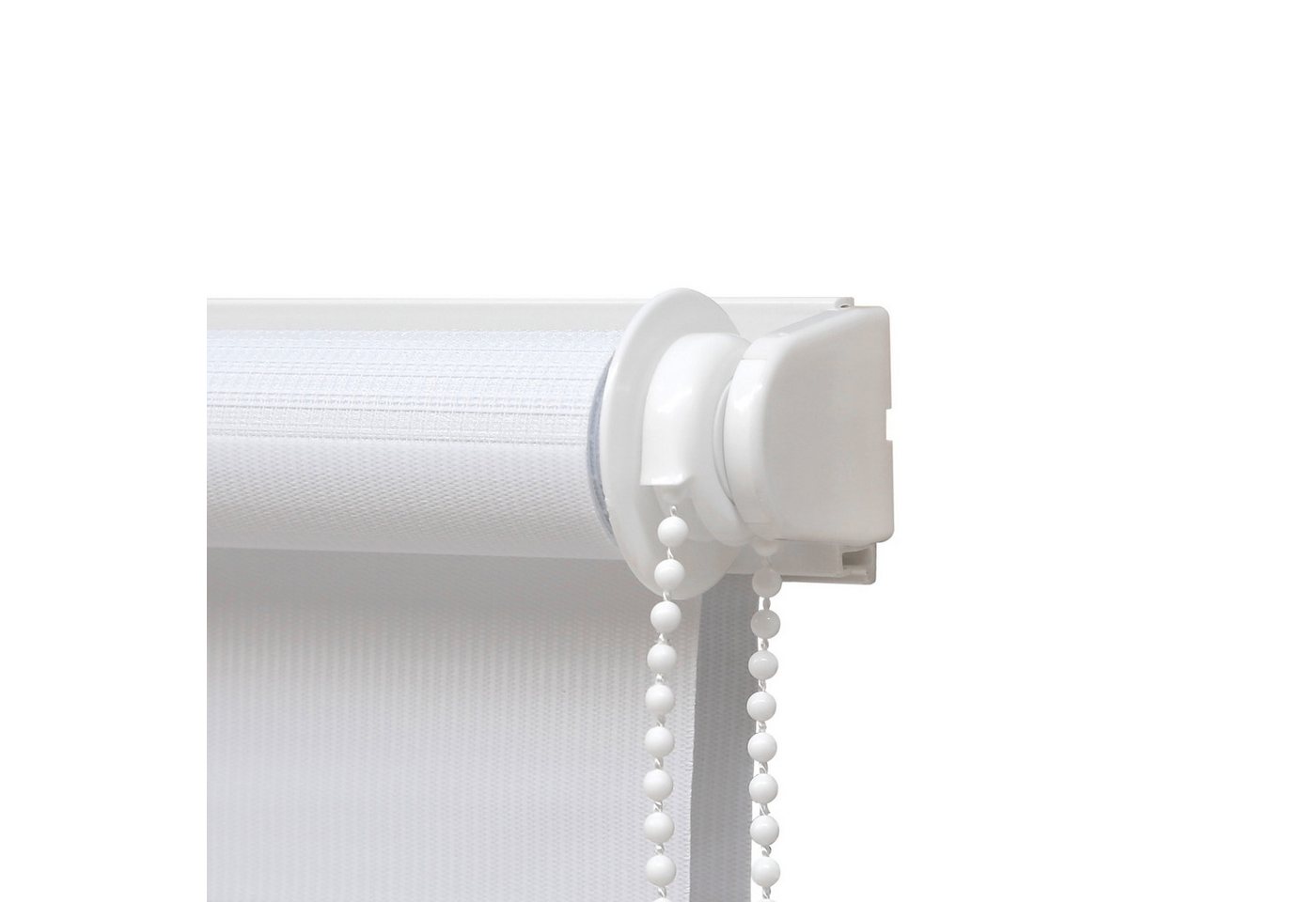 Doppelrollo Zevra Doppelrollo / Duo Rollo, 40 x 160 cm, weiß, Victoria M., halbtransparent, ohne Bohren, freihängend, verschraubt, Feuchtraumgeeignet, Sichtschutz oder Durchsicht