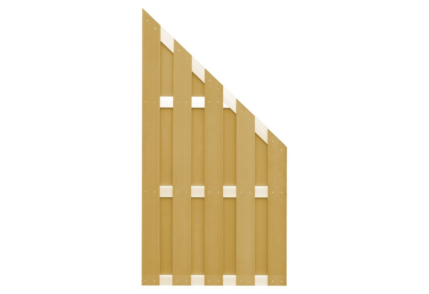 Tetzner & Jentzsch Gartenzaun JINAN-Serie sand / WPC Sichtschutzzaun