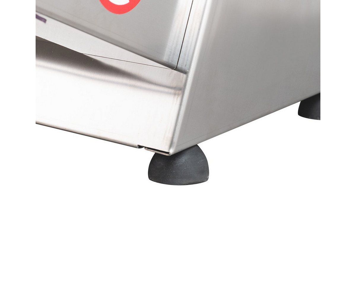 GastroHero Nudelmaschine Teigausrollmaschine PROFI 42 mit Fußpedal bis 40 cm, 370 W, Fünf Teigstärken-Einstellungen, komfortables Fußpedal Bild 5