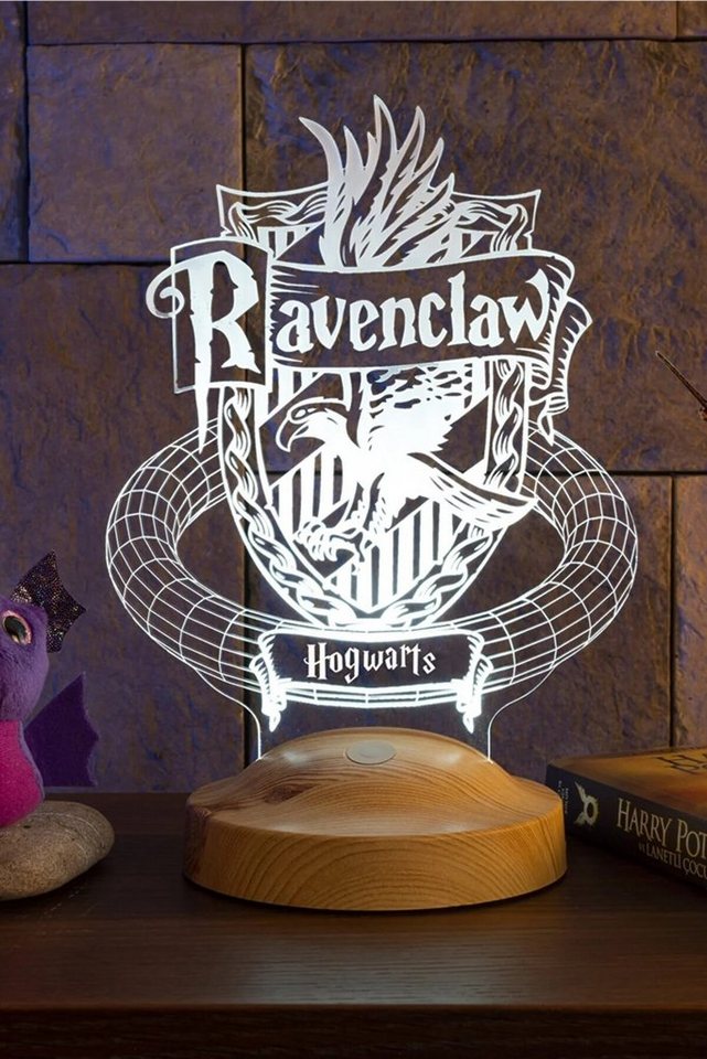 Geschenkelampe LED Nachttischlampe Ravenclaw Hogwarts Harry Potter Nachttischlicht Geschenke Lampe, Leuchte 7 Farben fest integriert, Geburtstagsgeschenk für Freunde, Mädchen, Jungen, HP Fans Bild 4