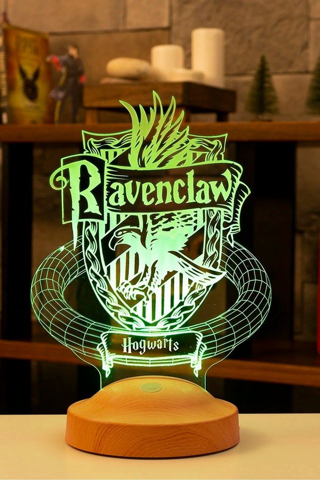 Geschenkelampe LED Nachttischlampe Ravenclaw Hogwarts Harry Potter Nachttischlicht Geschenke Lampe, Leuchte 7 Farben fest integriert, Geburtstagsgeschenk für Freunde, Mädchen, Jungen, HP Fans Bild 5