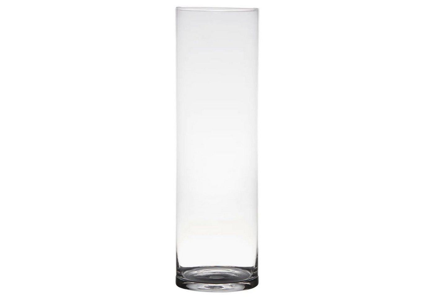 Hakbijl Glass Bodenvase ZYLINDER, Farbe: Transparent, Höhe: 50cm