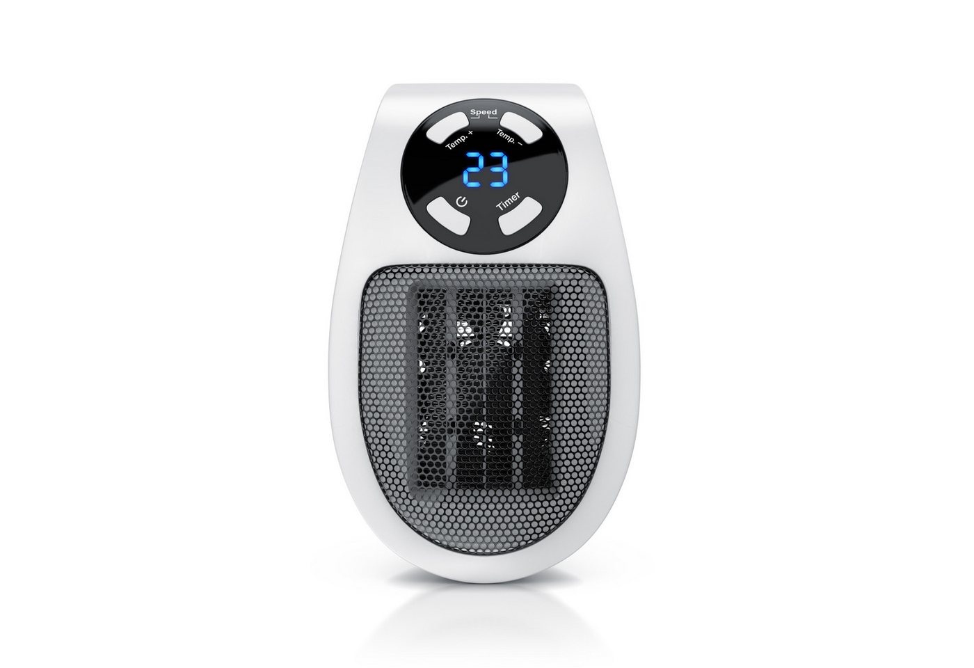 Brandson Keramikheizlüfter Mini Heizlüfter für die Steckdose 500 W, Fernbedienung, Thermostat, 500 W, energiesparend, Mini Heizung, Thermostat, Timer, für Badezimmer Bild 4