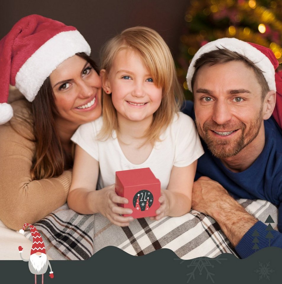 younikat Aufkleber 24 Adventskalender-Zahlen-Aufkleber Bild 2