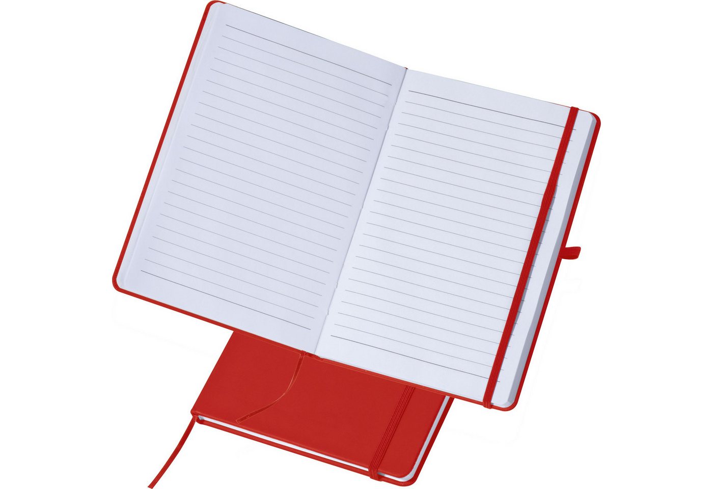 Macma Notizbuch Notizbuch / DIN A5 / 160 Seiten / liniert / PU Hardcover / Farbe: rot Bild 3
