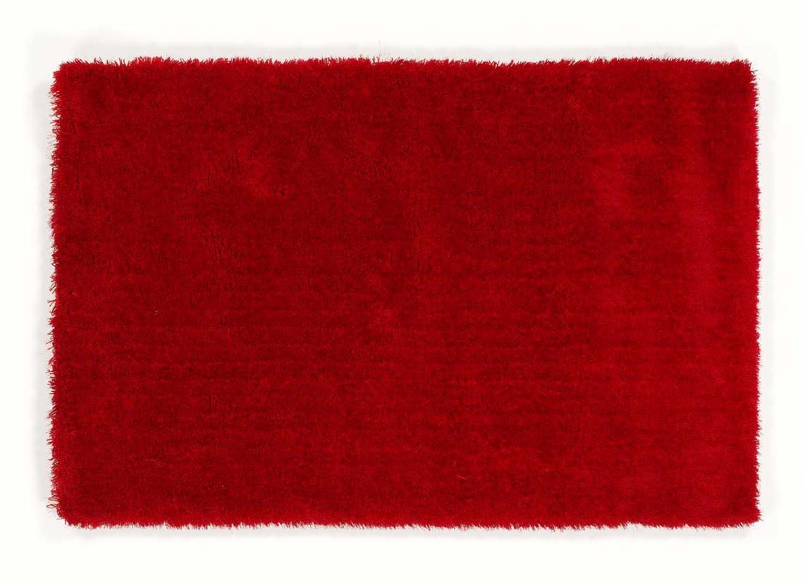 Böing Carpet Hochflor-Teppich BC Shaggy rot 80x150cm, rechteckig Bild 3