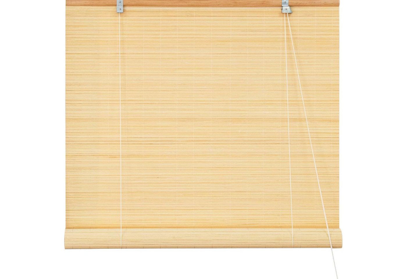 Rollo Bambusrollo Klemmfix, 90 x 220 cm, natur, Victoria M., verdunkelnd, ohne Bohren, freihängend, Klemmfix, Klemmfix, Bambus