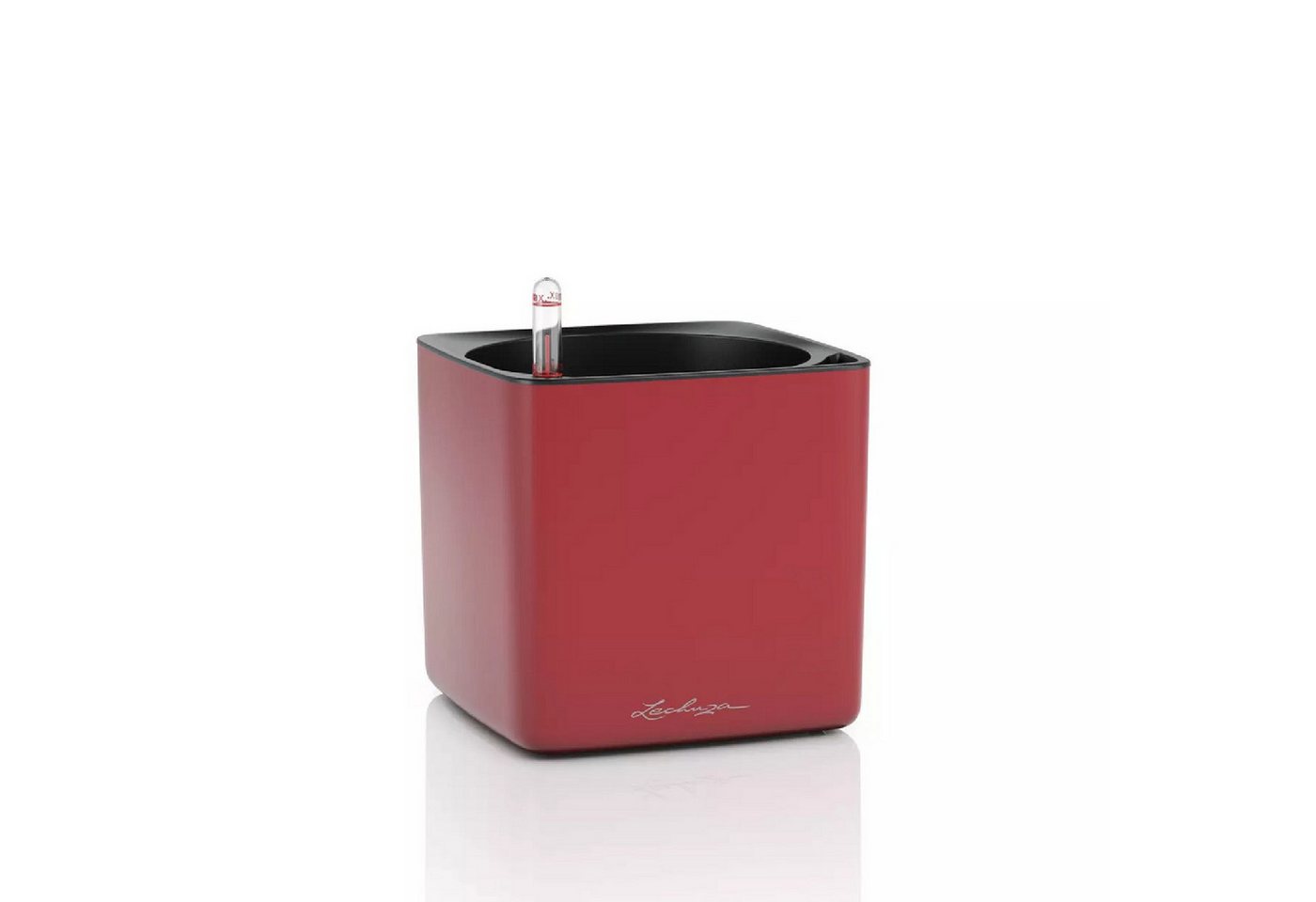 Lechuza® Kräutertopf Cube Premium 16 scarlet rot matt Bild 5