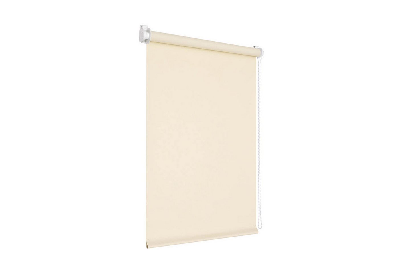 Verdunklungsrollo Klemmfix Verdunkelungsrollo 55x150 cm creme [Stoffbreite: 52cm], Victoria M., blickdicht, ohne Bohren, freihängend, Klemmfix, mit Kindersicherung, für Fenster und Türen, Sonnenschutz Sichtschutz Bild 3