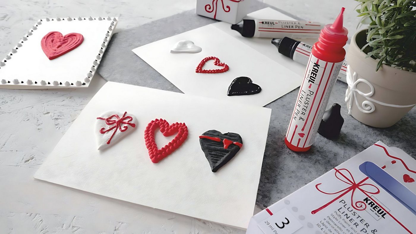 Kreul Malstift KREUL Pluster & Liner Pen 3er Set