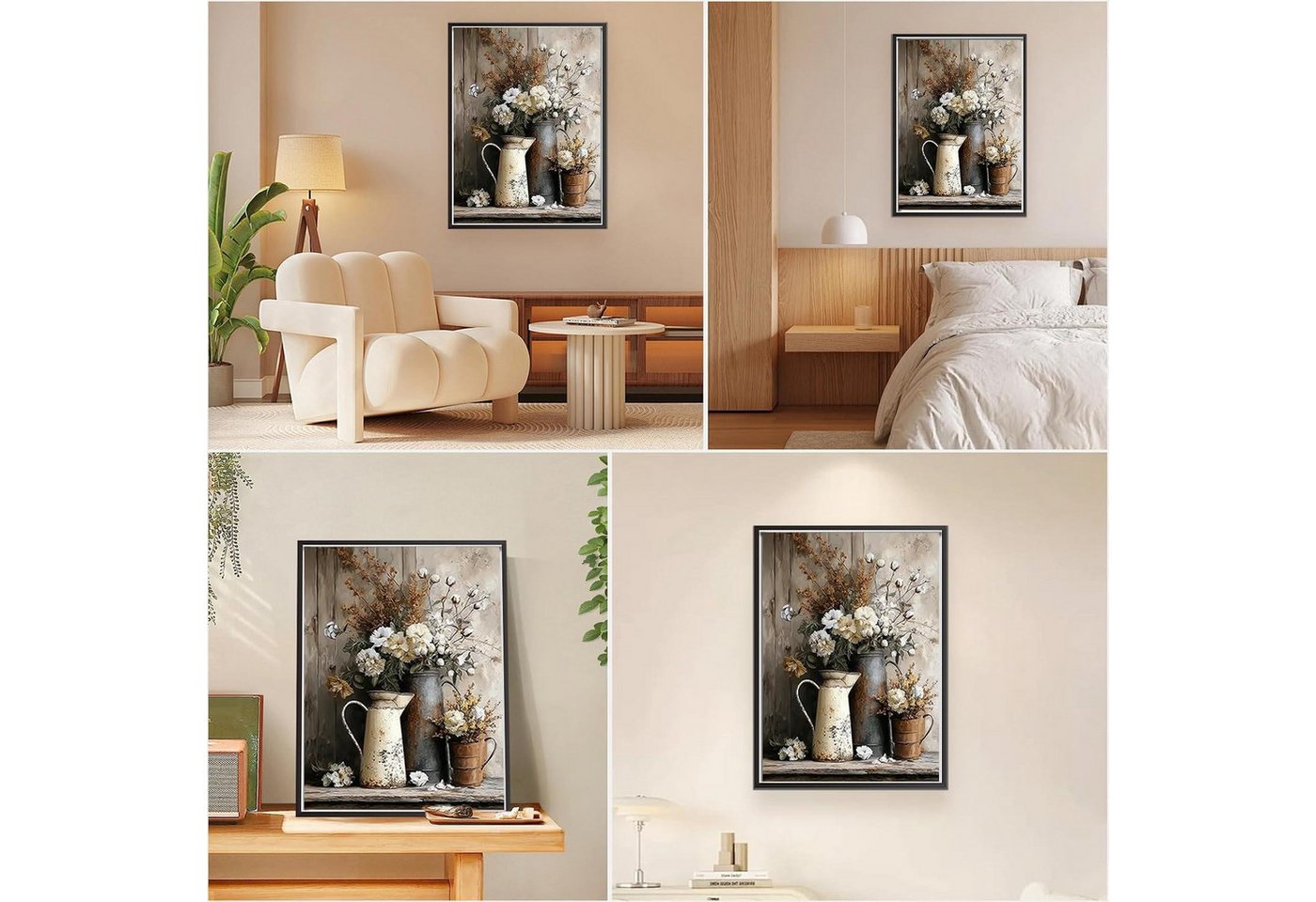 LuxusKollektion Malen nach Zahlen Malen Nach Zahlen Erwachsene Blumen 40x50cm (1-St) Bild 2