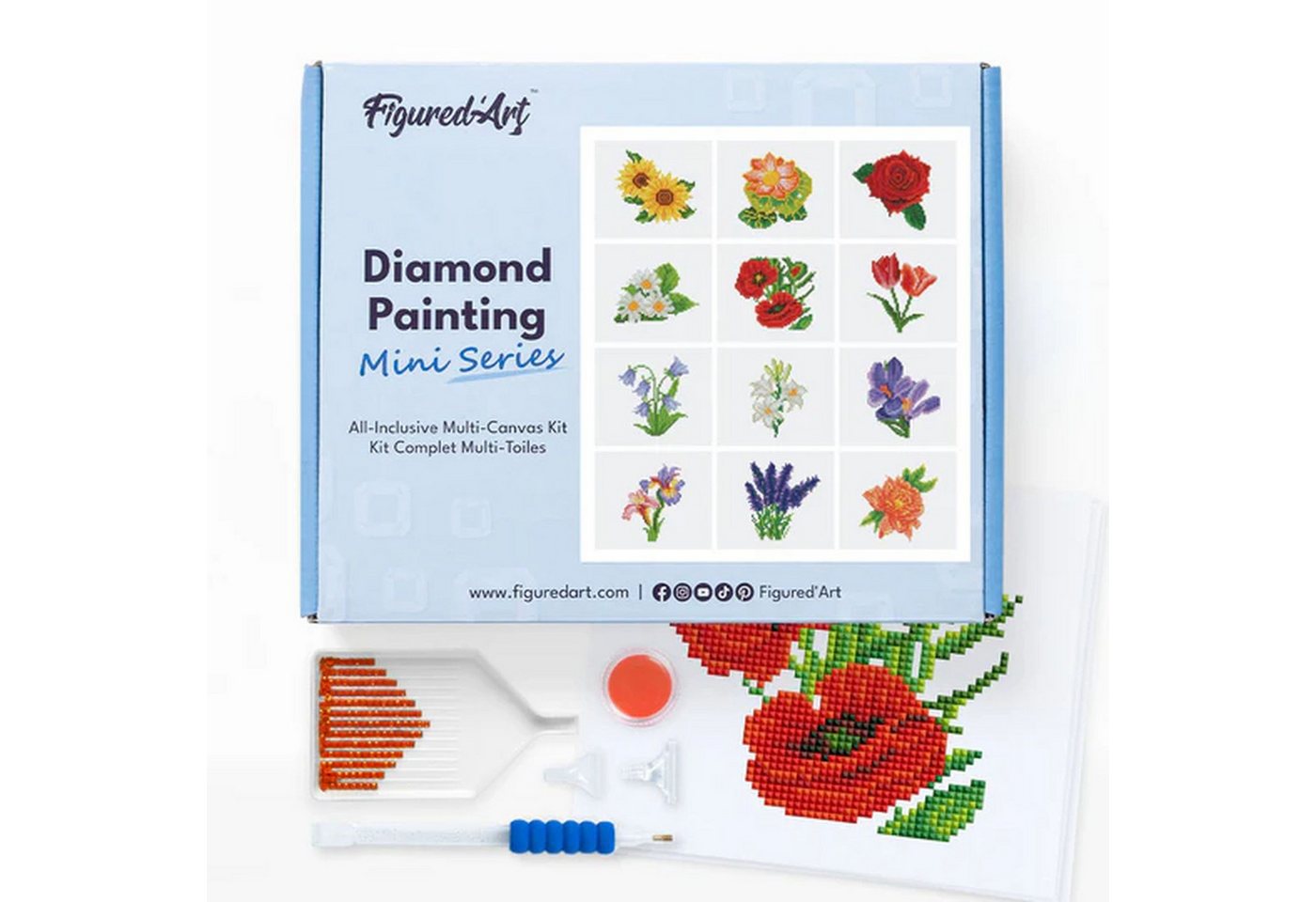Figured'Art Kreativset Diamond Painting Mini Series