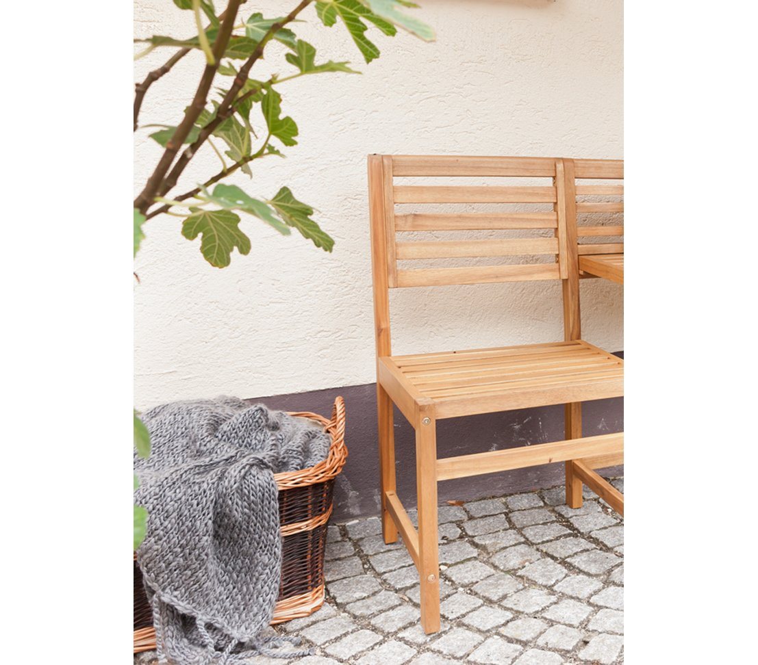 Dehner Weidenkorb Kaminkorb, mit Jute/Tragegriffen, 60 x 30 x 47 cm, Korb für Kaminholz, schützt vor Schmutz, vielseitig