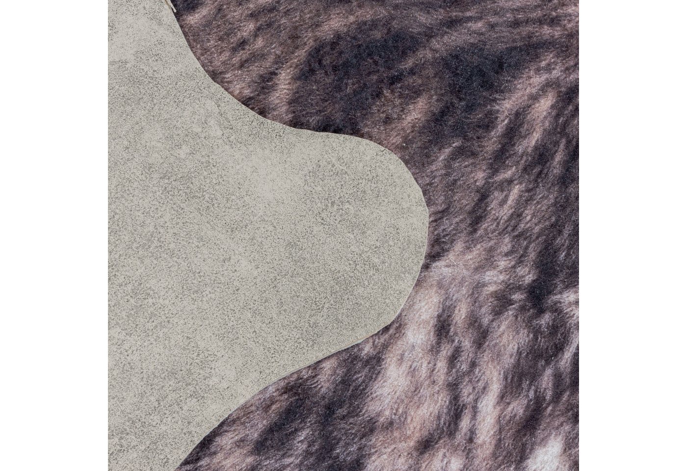 KADIMA DESIGN Teppich GASTEIN Wohnzimmer Schlafzimmer Waschbar Wohnzimmerteppich Leicht, Sonderform, Höhe: 5 mm, 100x135 cm, Esszimmer Webteppich Strapazierfähig Waschbar Bild 2